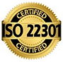 Graphic of ISO 22301 certification
