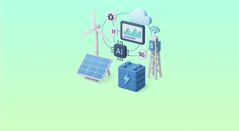 Convergence of IT, OT, AI, and 5G for Renewable Dynamic Markets