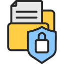 notepad lock icon