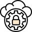Icon representing cloud services
