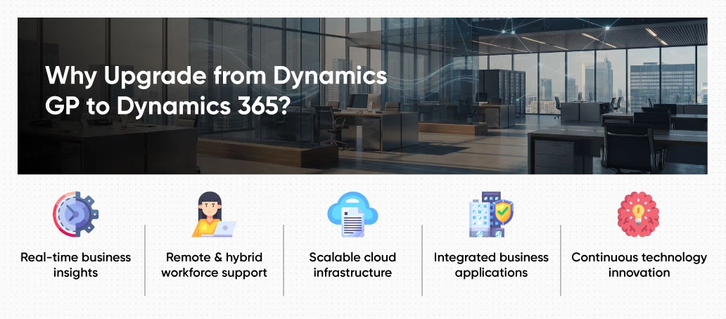 why upgrade from Dynamics GP to Dynamics 365
